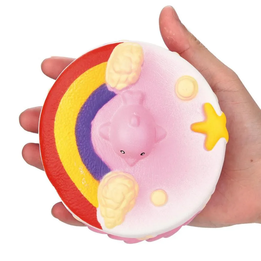 Игрушки для отдыха squishi squishies мягкие 11 см морской торт крем сжимаются игрушки мягкие медленно поднимающиеся декомпрессии сжимаются игрушки D30830