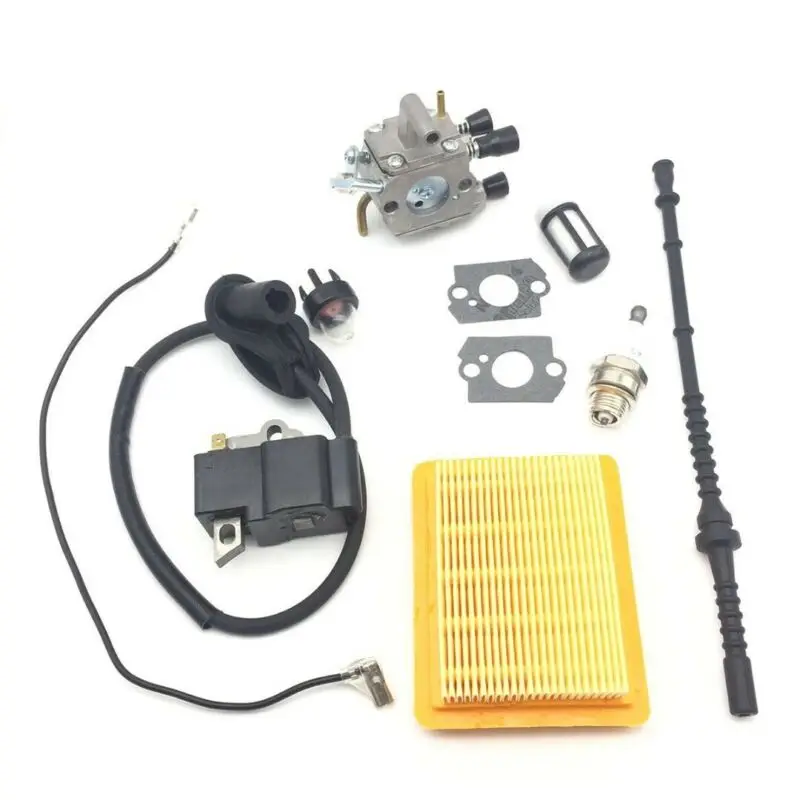 

Fuel hose Ignition Coil Kit Primer bulb For STIHL FS120 FS200 FS250 FS300 Carburetor Useful