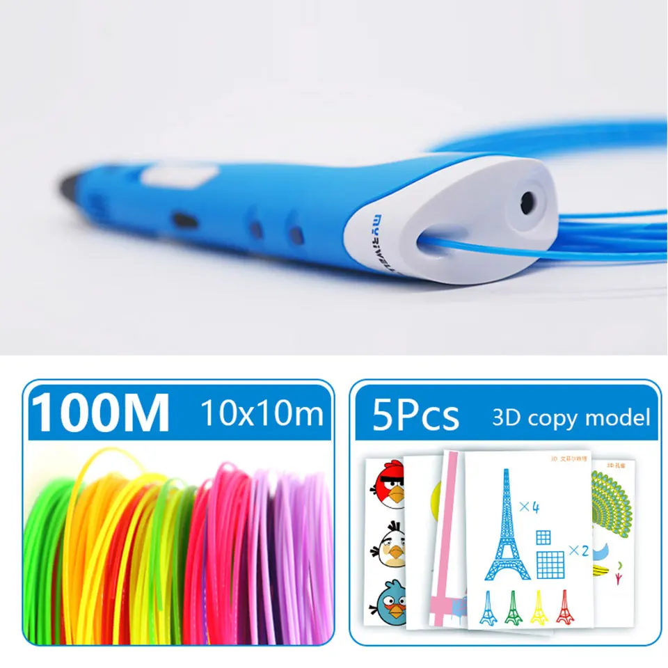 3d ручка Myriwell пластиковая с поддержкой ABS/PLA филамента|3D ручки| |