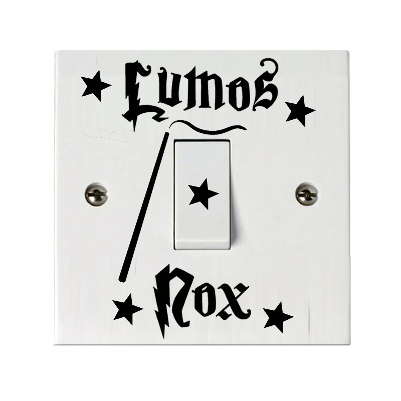 Lumos Nox мультфильм DIY стикер на стену s для детской спальни гостиной настенный декор комнаты Украшение стены стикер домашний декор