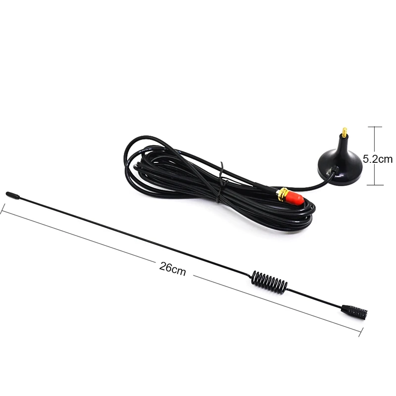 UT-106UV SMA-Автомобильное магнитное крепление двухдиапазонная антенна для Baofeng UV-5R UV-82 UV-9R иди и болтай Walkie Talkie