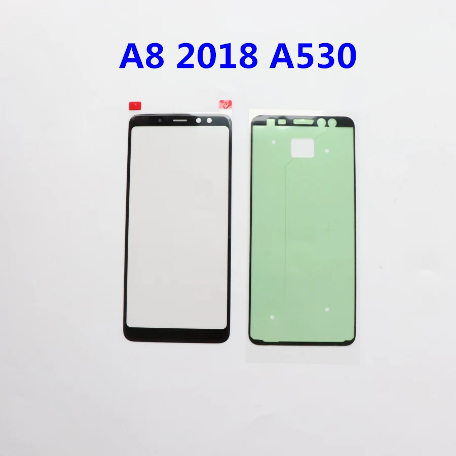 Сменное Переднее стекло для SAMSUNG Galaxy A8 A530 A530F A530DS A8 Plus A730 A730F A730DS Внешний стеклянный объектив