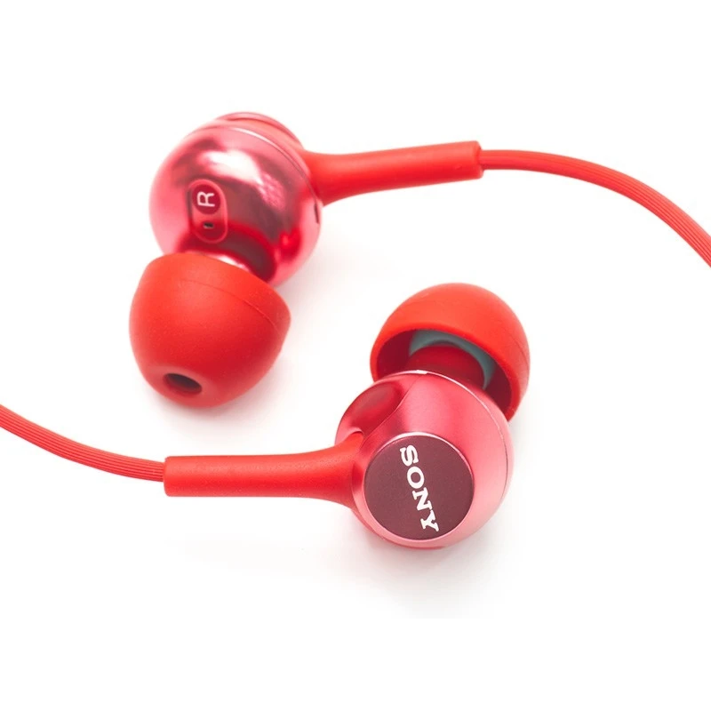 100 Original SONY MDR EX255AP Headphones 3 5mm Wired Earbuds Music Earphone Smart Phone Headset Hands free with Mic In Ear Contr