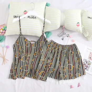

Wmyqdlq Strap Sexy Shorts Suit Fashion Personality Comfortable Home Wear Trend Casual Loose Cool Pajamas