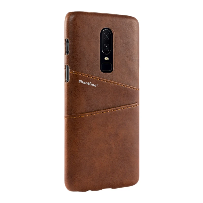 Обложка на заднюю панель из искусственной кожи для Oneplus 6, чехол-кошелек для Oneplus 2, деловой чехол для Oneplus 6 T, отделение для карт, чехол для телефона