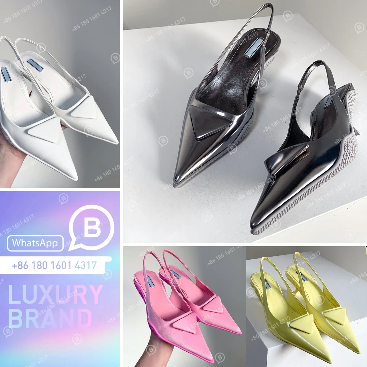 Sandalias de tacón con punta en pico para mujer, zapatos de tacón alto con talón descubierto, para fiesta, Primavera, 2021