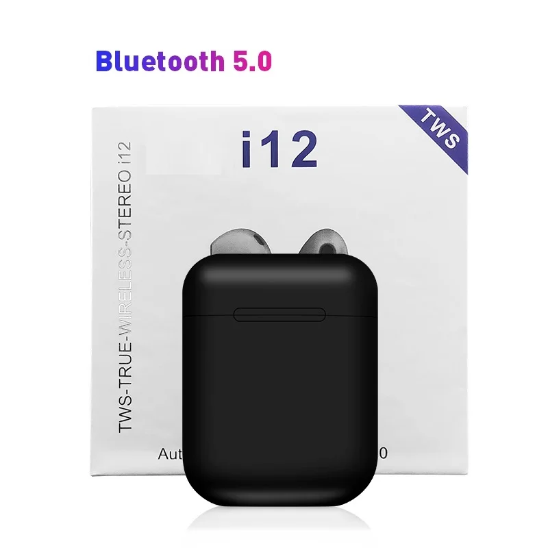 

Stepfly I12 TWS Wireless Bluetooth 5.0 Earphone Sports Sweatproof Headphone Touch Portable Earbuds bluetooth earphone