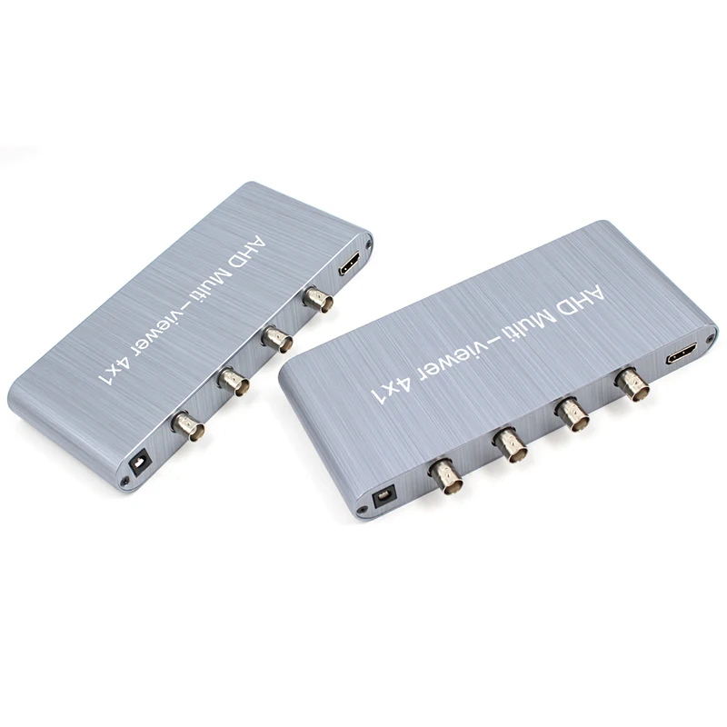 AHD Switcher 4 X 1 Multi-viewer ADH to HDMI Converter 4 AHD Input and 1 HDMI Out for TV DVD
