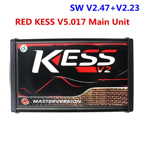 Kess V5.017 V2.47 Ktag V7.020 V2.23 Kess V2.47 Master OBD2 авто менеджер Тюнинг KESS 5,017 K-tag 7,020 ECU тюнинговый программатор - Цвет: KESS Main Unit