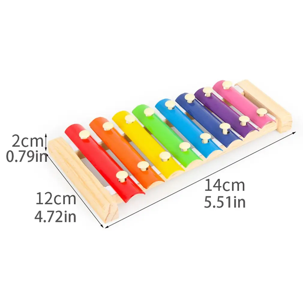 Детские Обучающие деревянные игрушки Стук на фортепиано игрушка Beat ксилофон детский музыкальный инструмент
