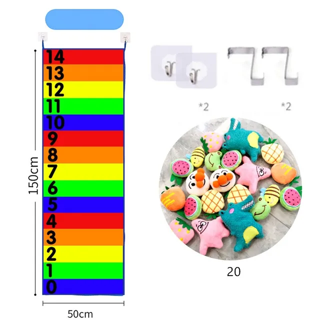 Bounce Trainer Promote Growth Sports Touch High Carpet Games Height Ruler Indoor Outdoor Sticky ball Target Toys for Children 03