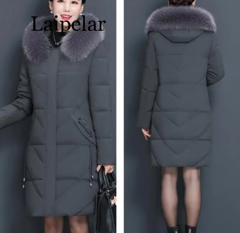 Большие размеры, XL-13XL, пуховик, женские зимние парки, утепленное пальто с капюшоном, для женщин среднего возраста, супер большой размер, Белые куртки на утином пуху