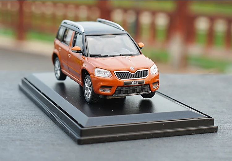 Оригинальная коробка, 1:43, SKODA Yeti, сплав, модель автомобиля, статическая, высокая имитация, металлическая модель автомобилей для коллекционирования, подарок