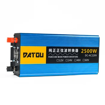 

Digital display 2500W pure sine wave solar inverter DC 24V 48V 60V to AC 220V 240V