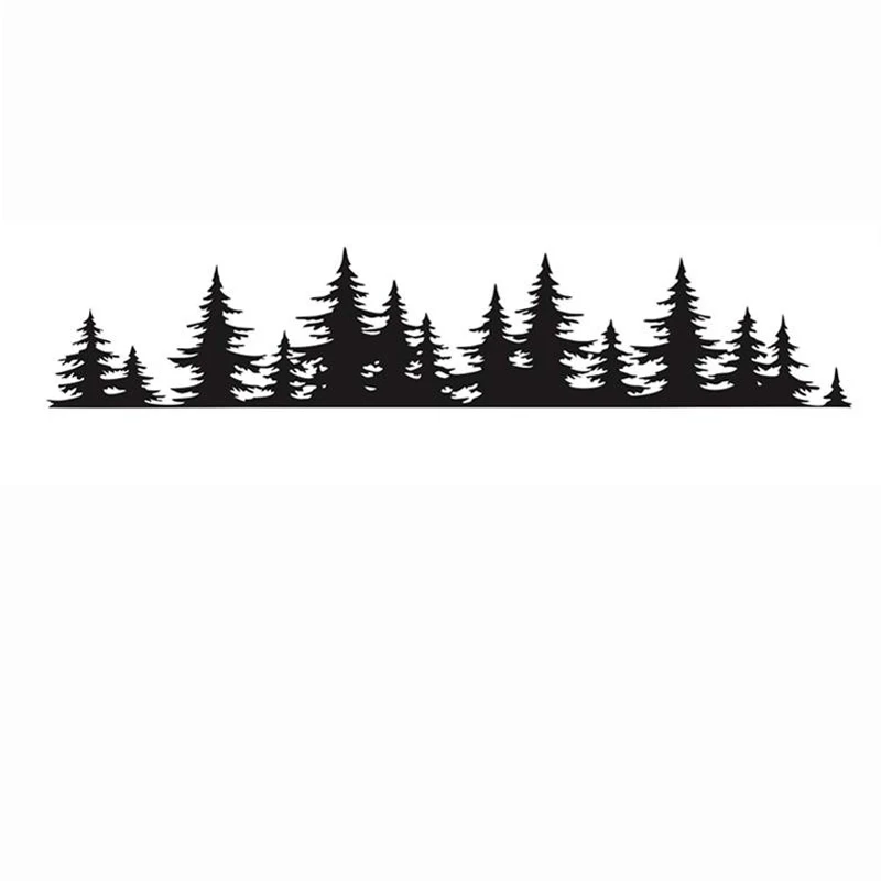

Creative Tree Mountain Car for SUV RV Camper Offroad Car Sticker Accessories Vinyl Decal Car Styling PVC 50cm X 10cm