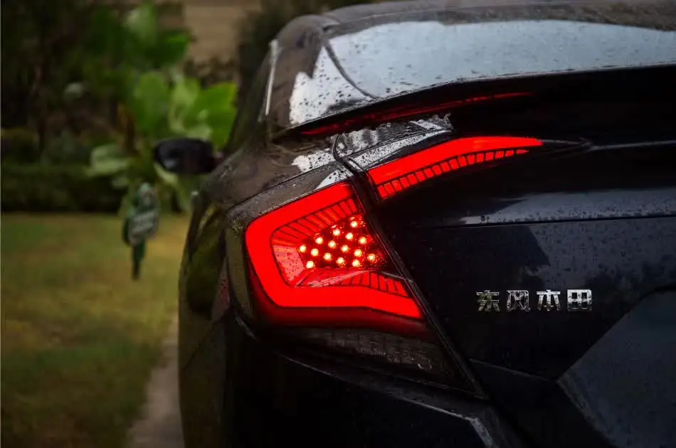 Для Honda Civic задний фонарь дизайн 1 Год Гарантии Заводская Прямая тормоза+ поворот+ сканирование для Civic задние фары