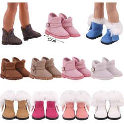 Bottes montantes en peluche Mini Cotten pour poupée américaine de 14,5 pouces, EXO Blyth, russie, accessoires de chaussures/vêtements, jouets pour filles 