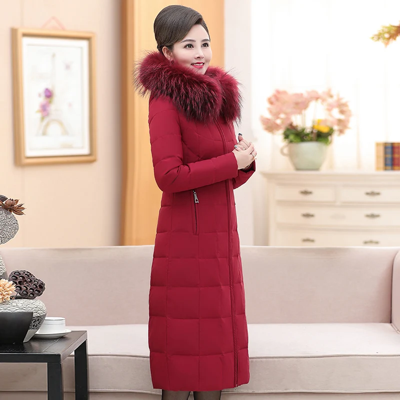 Зимнее женское пальто с капюшоном, Женская парка, 5XL, стеганая куртка, Женская плотная теплая парка, длинная куртка, женская меховая куртка, новинка, модное пальто