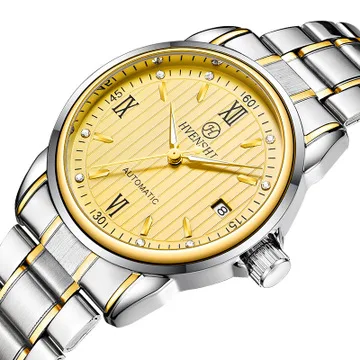 

HVENSHI New Brand Men Mechanical Watch Fashion Luxury Clocks Man Watches Automatic Wristwatch Waterproof Clock Relogio Masculino