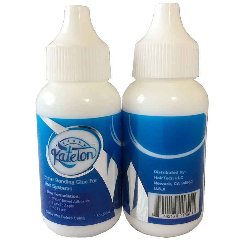 

1 bottle 1.3 Oz 38 ml wig super adhesive glue white wig bonding glue with 1 bottle 1 Oz remover for wig glue toupee tape
