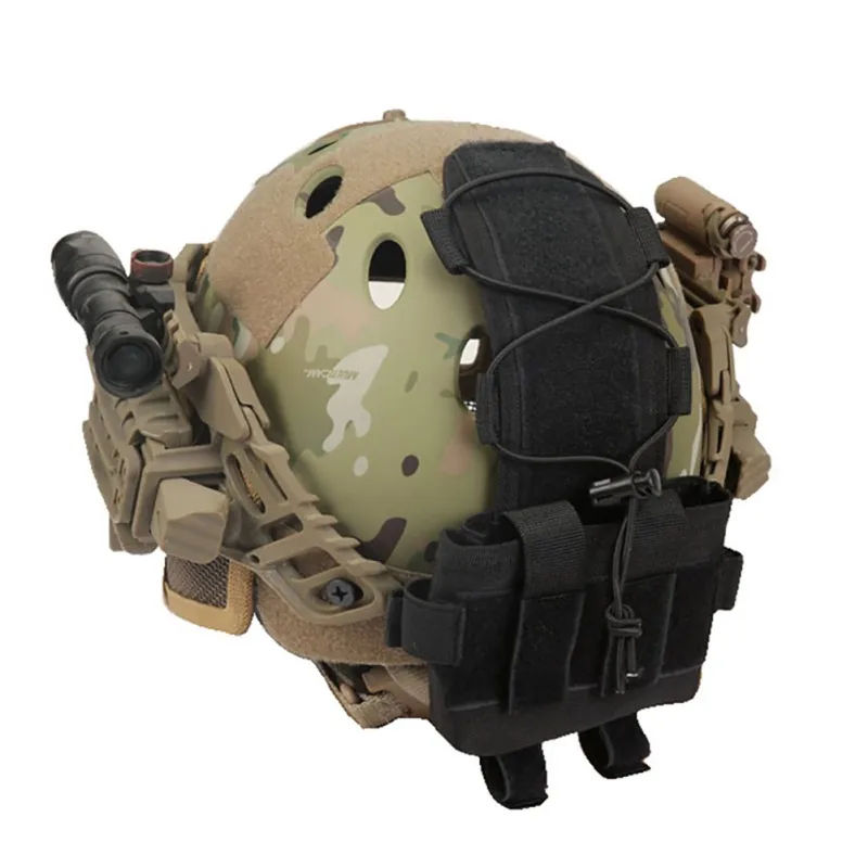 

Tactical Helmet Battery Pouch MK2 Helmet Battery Pack Helmet Counterweight Pack Accessory For Outdoor Sports Airsoft Hunting