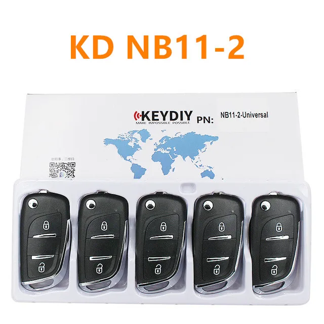 

5PCS Multi-functional Universal Remote Key for KD900+ URG200 KD-X2 NB-Series KEYDIY NB11 NB11-2 NB11-3 2 button 3 button