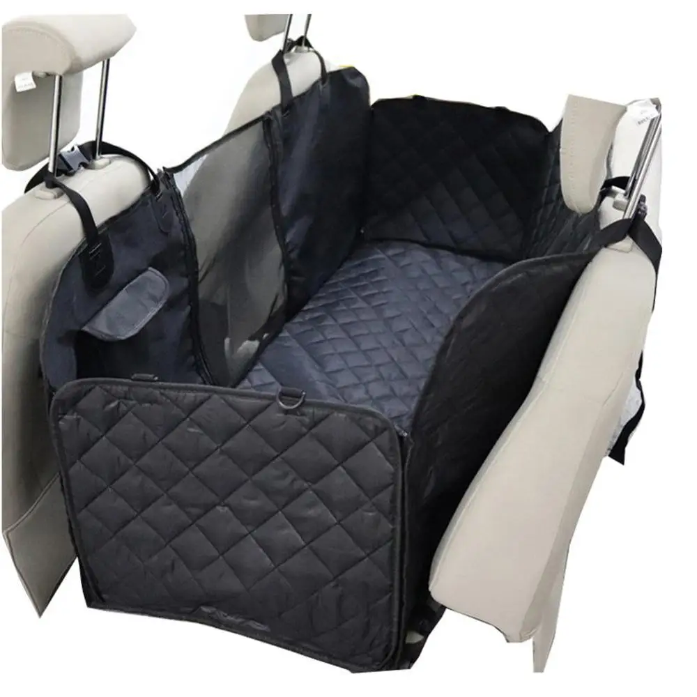 

Dog Car Seat Cover View Mesh Waterproof Pet Carrier Car Rear Back Seat Mat Hammock Cushion Protector Outdoor Travel Dog Suppiler