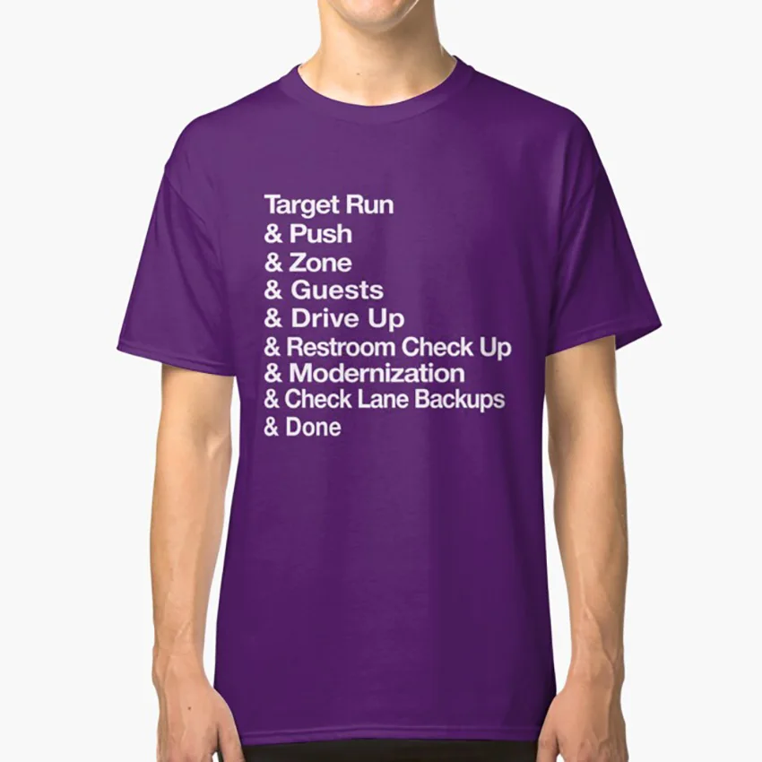 Team Member Apparel Target Run t shirt target employee red run done