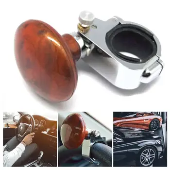 

Auto Car Power Steering Wheel Ball Suicide Spinner Handle Knob Booster Retro Ball Metal Bearing Truck Handle Steering Wheel Ball