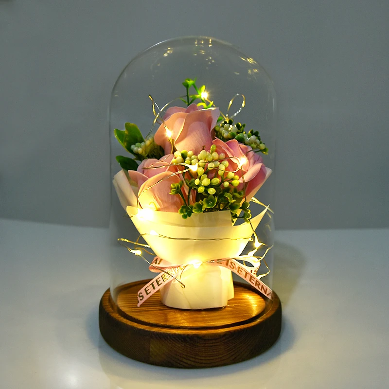 lâmpada casamento flor presentes do dia das mães dos namorados