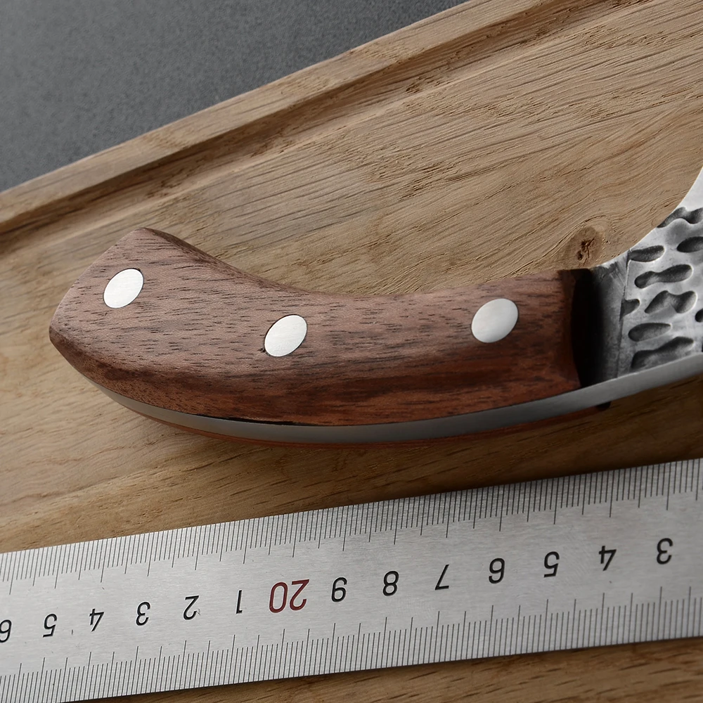 QING 5," кованый острый нож Scimitar высокого качества Профессиональный кухонный нож шеф-повара из высокоуглеродистой нержавеющей стали нож для резки мяса