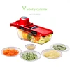 Vegetable Cutter With Steel Blade Mandoline Slicer Potato Peeler Carrot Cheese Grater Vegetable Slicer Kitchen Accessories Tool ► Photo 2/6