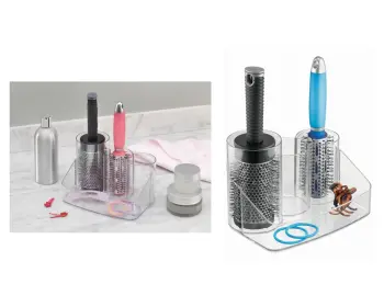 

Hair Brushes And Jewelry Organizer