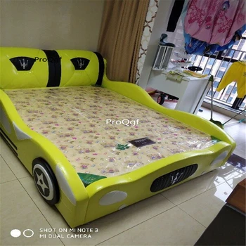 

ProQgf 1Pcs A Set Green Car Shape Children Bed