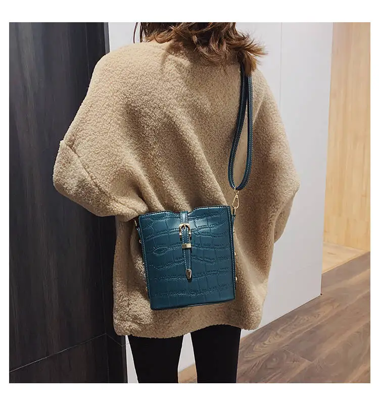 alligator bag bags women shoulder crossbod bag pu leather women's handbags (17)