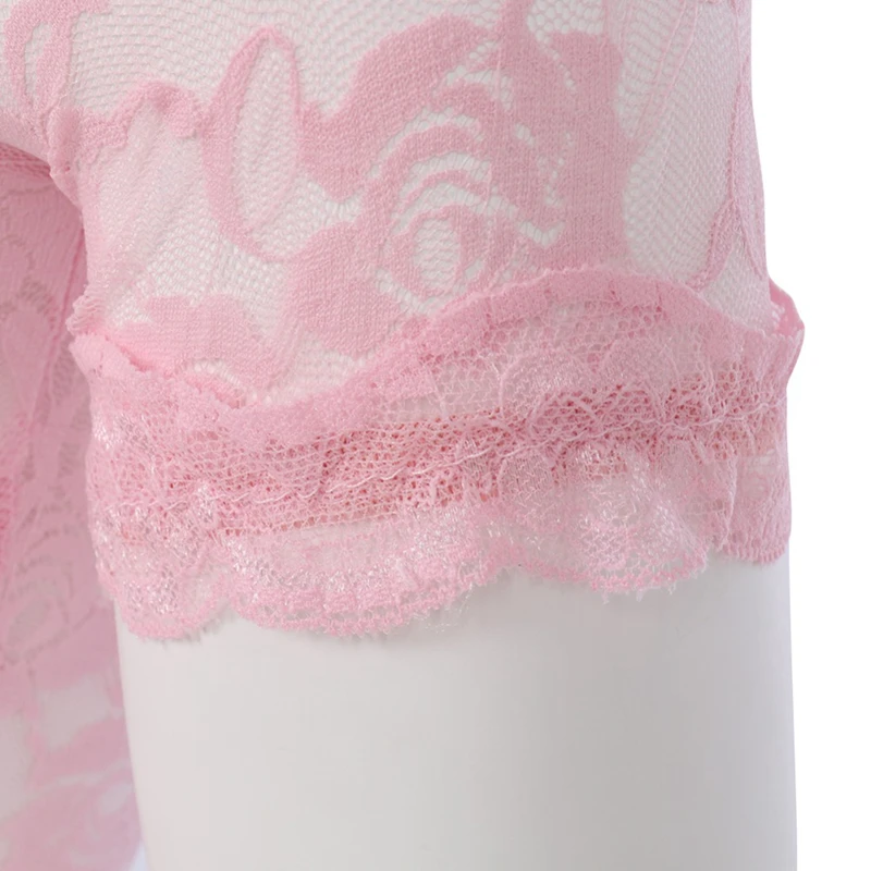 Men Sissy Bodysuit Sexy Hallow Lace High Cut One-piece Bodysuit Nightwear Sleepwear Men Panties Leotard Underwear Net Lingeries