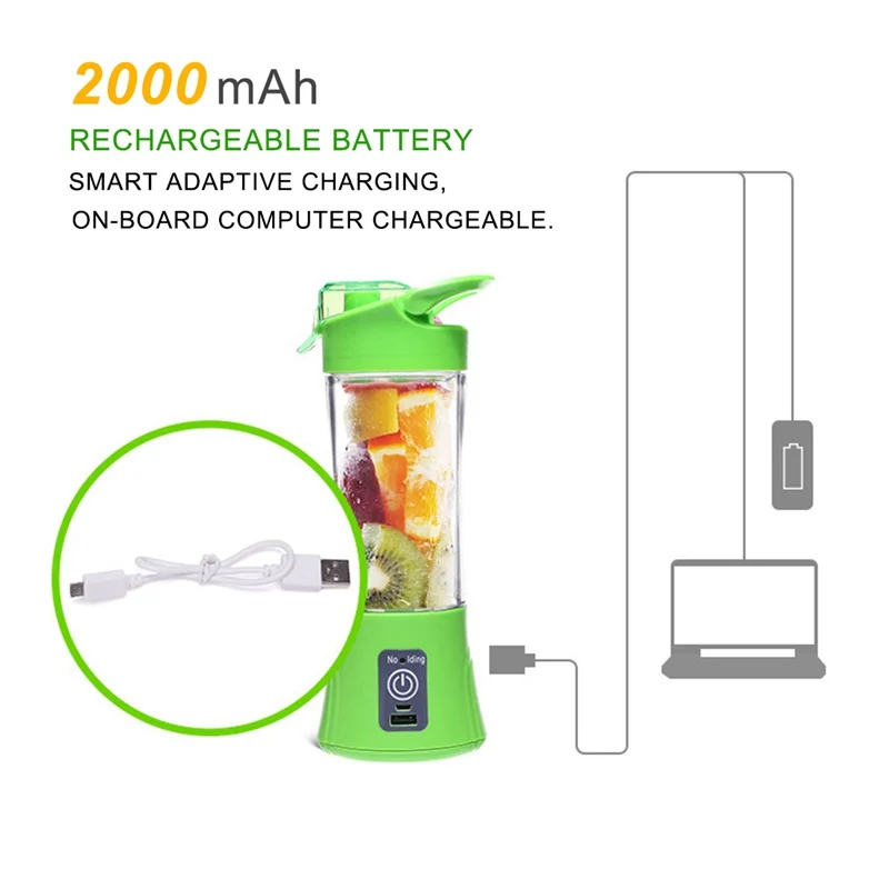 Top Deals fashion Rechargeable juicer multi-function electric juice cup home portable juice cup mini fruit juicer
