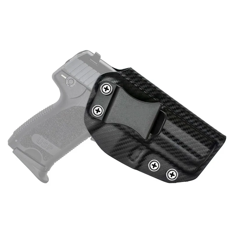Carbon Fiber Kydex Inside Waistband Holster For HK USP 9mm .40 Compact Concealed Carry IWB Concealment Case Right Hand | Спорт и