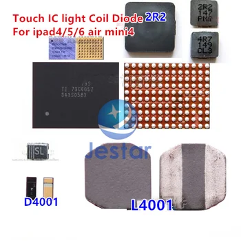 

For IPAD air air2 mini4 touch ic 343S0583 BCM5976C1KUB6G Backlight Diode Coil D4001 L4001 V3 SL 2R2 / 4R7