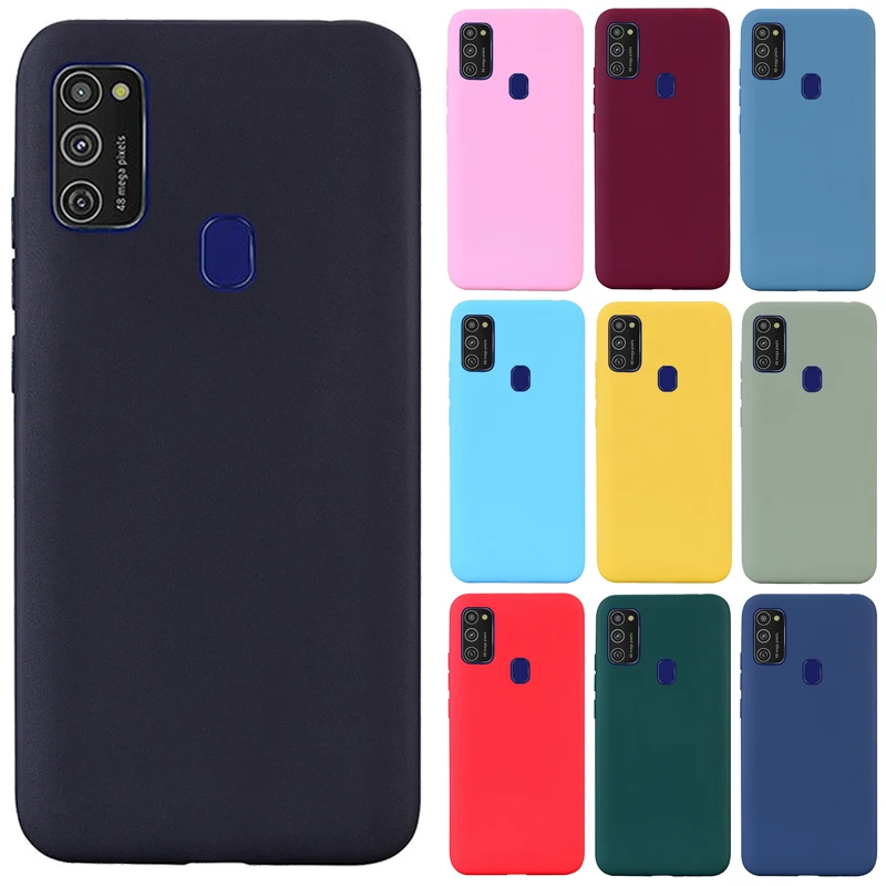 For Samsung M21 Case 6 4 Inch Soft Back Cover Silicone Case For Samsung Galaxy M21 Case Samsung M 21 M215 Sm M215f Bumper Cover Mobile Phone Cases Covers Aliexpress
