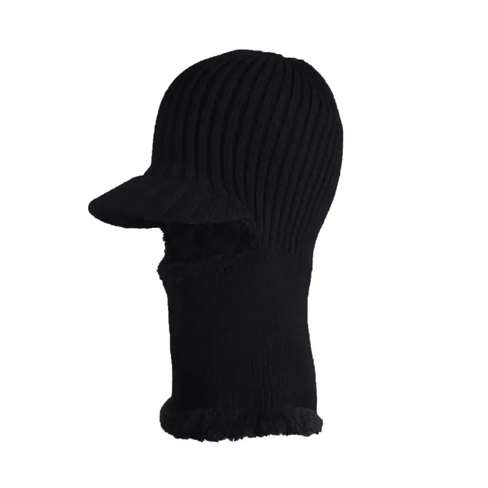 Велоспорт полное лицо маска Балаклава пушистый термо-шарф зимняя шапочка шеи Теплый головной убор - Цвет: AB