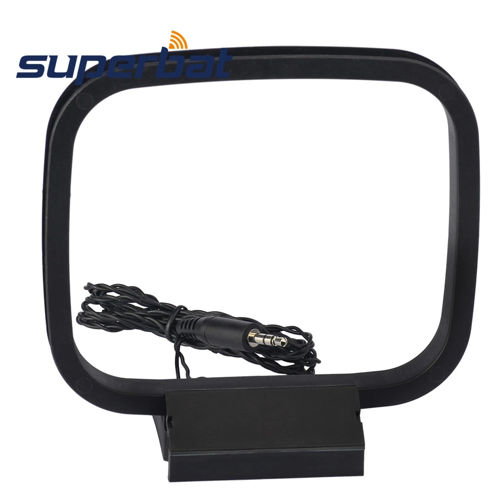 Superbat AM Loop Antenna 75 Ohm 3.5mm Adapter AM MW LW Antenna for Bose Lifestyle Music or Media Center Models for bose a20 aviation headset 6 pin lemo to xlr 5pin airbus pilot headset adapter xlr 5 pin to lemo 6 pin headset adapter