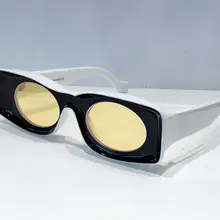 Pawes новые европейские Kawaii квадратные женские и мужские солнцезащитные очки, брендовые дизайнерские модные трендовые цветные вогнутые зеркальные солнцезащитные очки