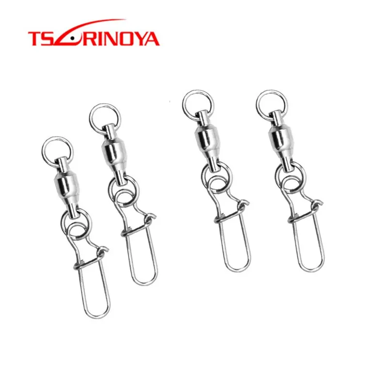 TSURINOYA 20 шт. 0 #1 #2 # рыболовные Вертлюги Из Нержавеющей Стали безопасные