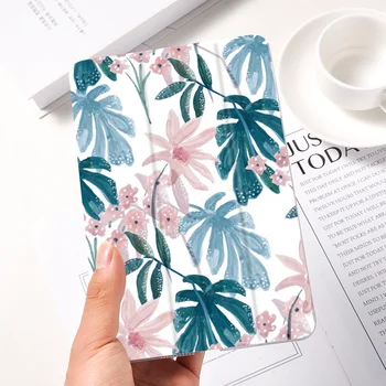 

Ipad 2 3 4 White Leather PU Hard Back Case Colors Blooming Cover Protective For 2020 iPad Pro 11 12.9 10.5 7.9 inch Mini 1 2 3 5