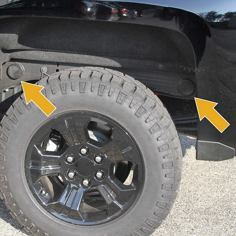 Рамка пробки отверстия заднего колеса хорошо совместим с Chevy/Gmc Silverado/Sierra 1500 1998- 4 шт. в комплекте