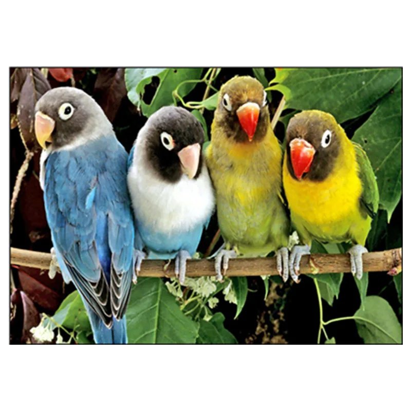 Алмазная 5D живопись сделай сам вышивка крестиком из круглых страз с животными