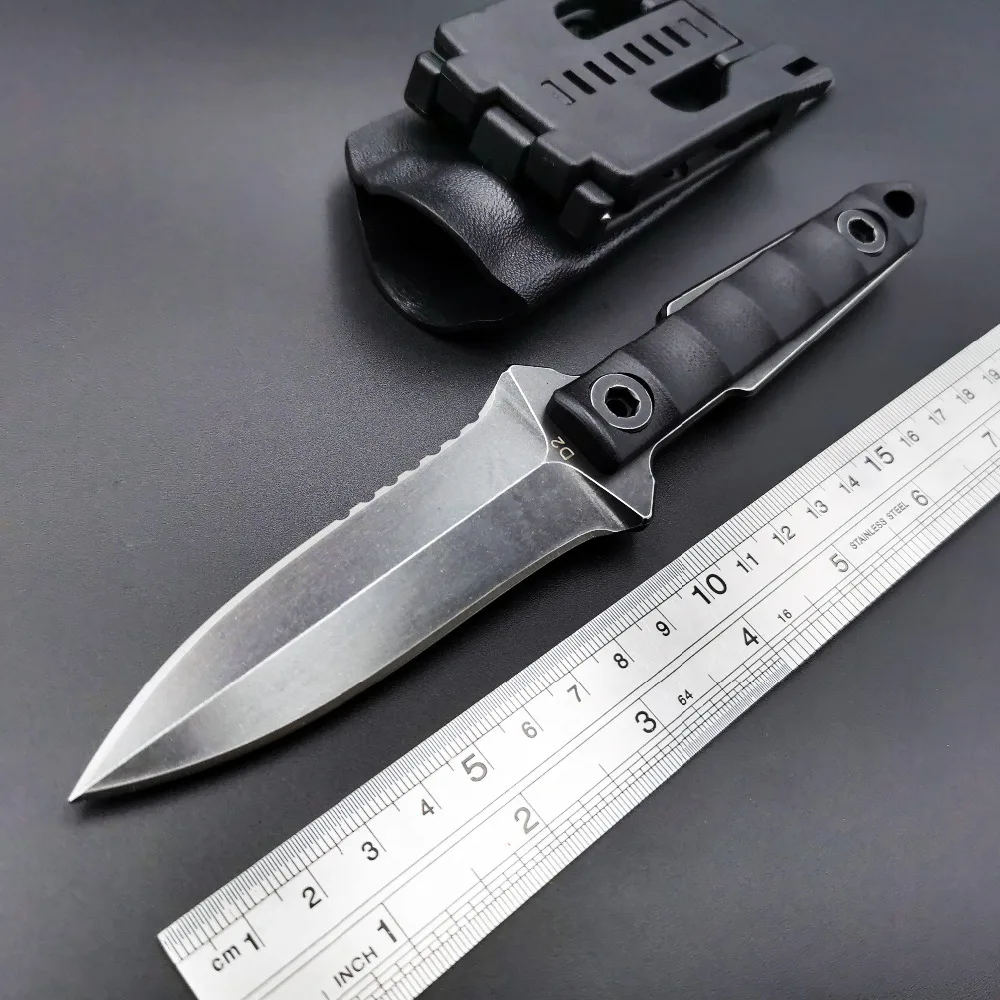 Tactical Hunting Straight Fixed Knife D2 Blade Steel G10 Handle Army Rescue Outdoor Camping Survival High Quality EDC Tools | Инструменты