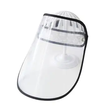 

Protective Hat Covering The Entire Face Anti-fog Saliva Empty Top Cap Anti-splash Headgear For Adults Boys Girls Children