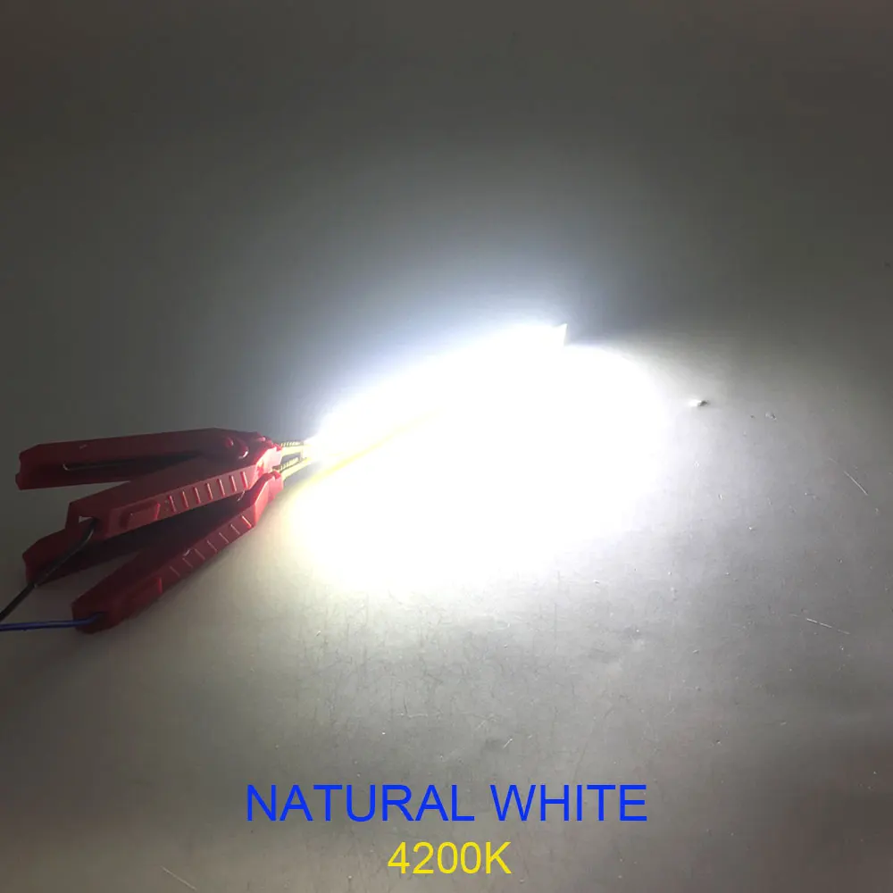 12 В 10 Вт Светодиодный светильник COB полоса красный зеленый синий теплый холодный белый цвет 1000LM DC12V Светодиодный светильник 12 см бар светильник s для Светодиодный светильник DIY - Испускаемый цвет: Natural White 4200K